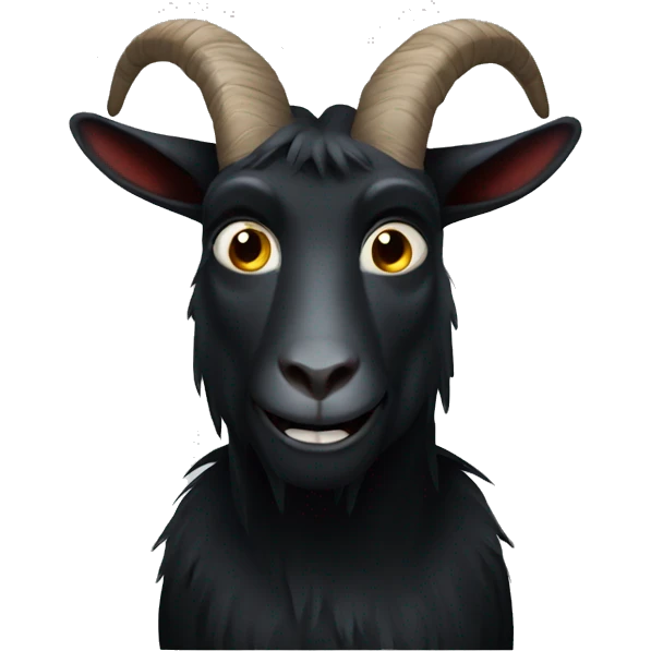 black goat, devil, cabin emoji
