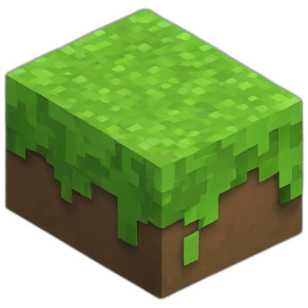Minecraft grass block emoji