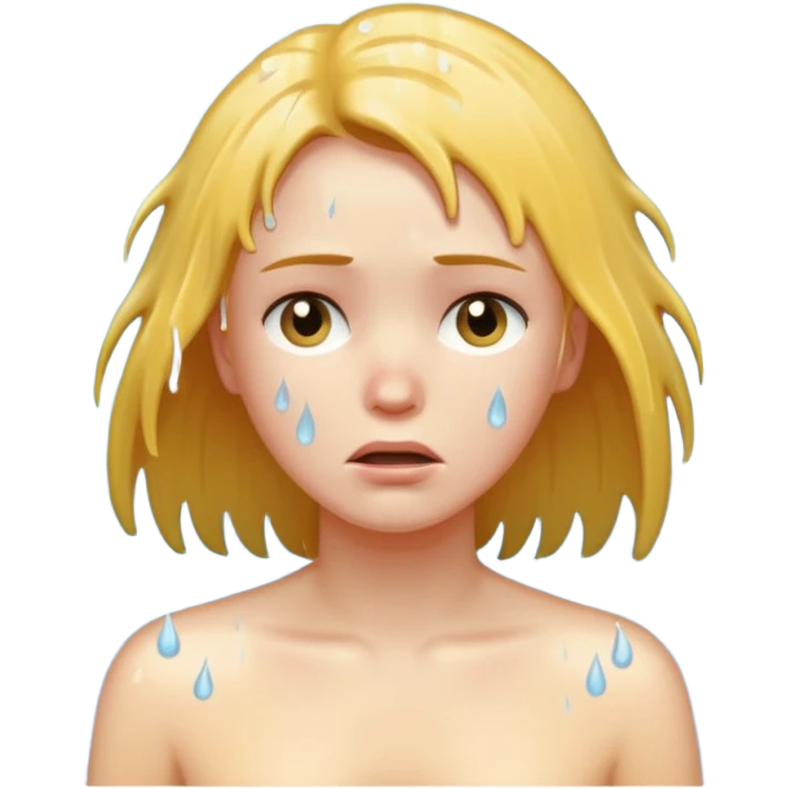person shivering under a cold shower emoji