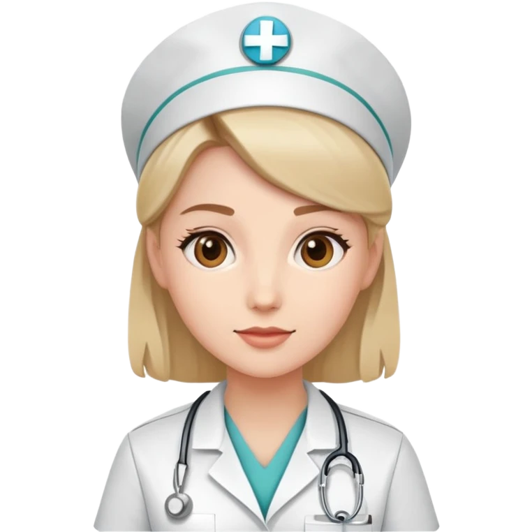 nurse in medical uniform emoji
