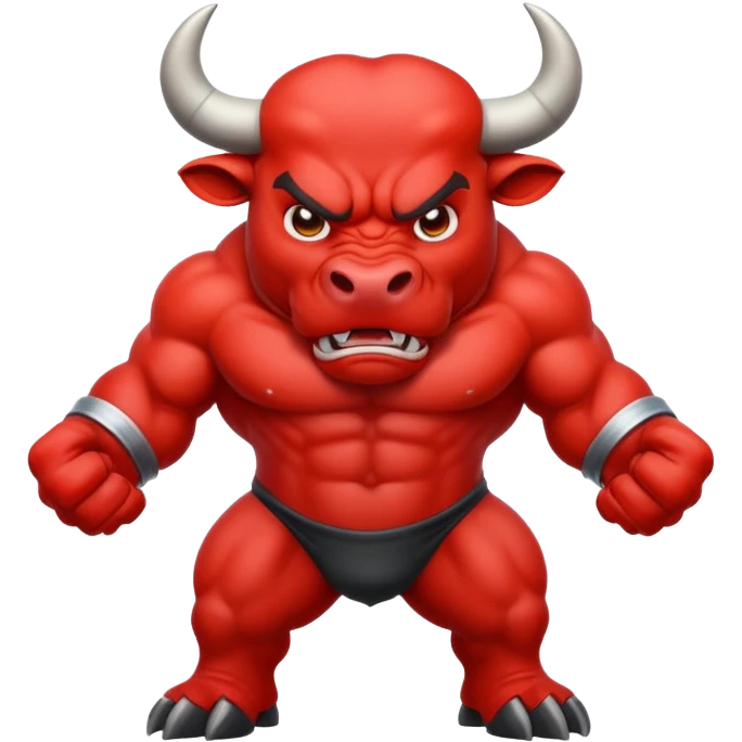 A dangerous bull symbol emoji