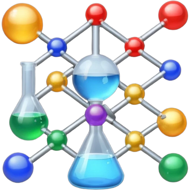 Science Lab magnet bals emoji