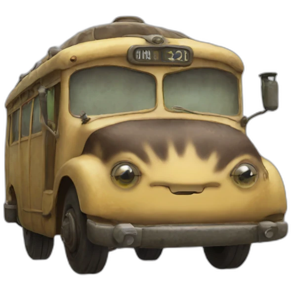 Catbus from totoro emoji