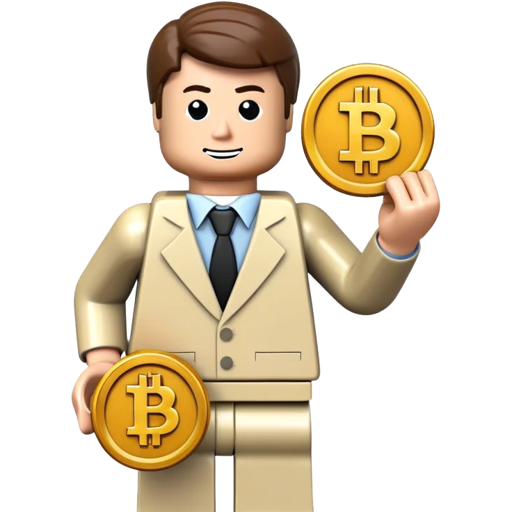 lego homme bitcoin emoji