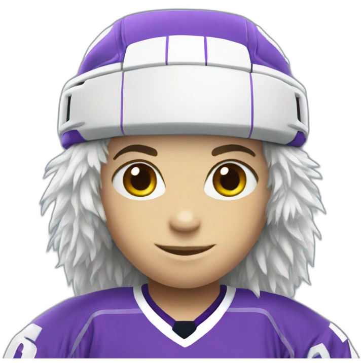 yeti hockey violet uniform emoji