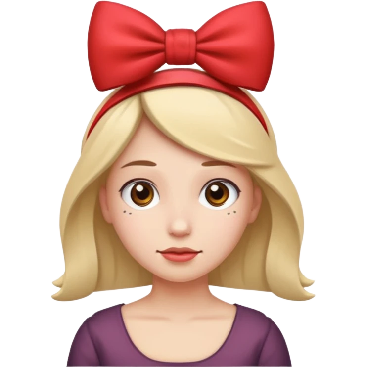 Person with a bow on their head emoji