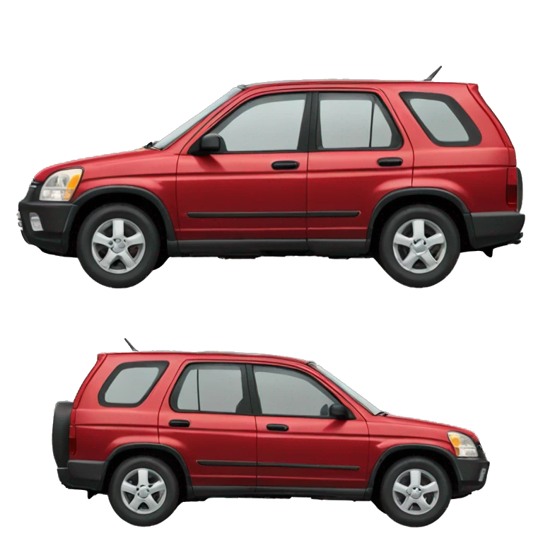 2002 red Honda CRV emoji