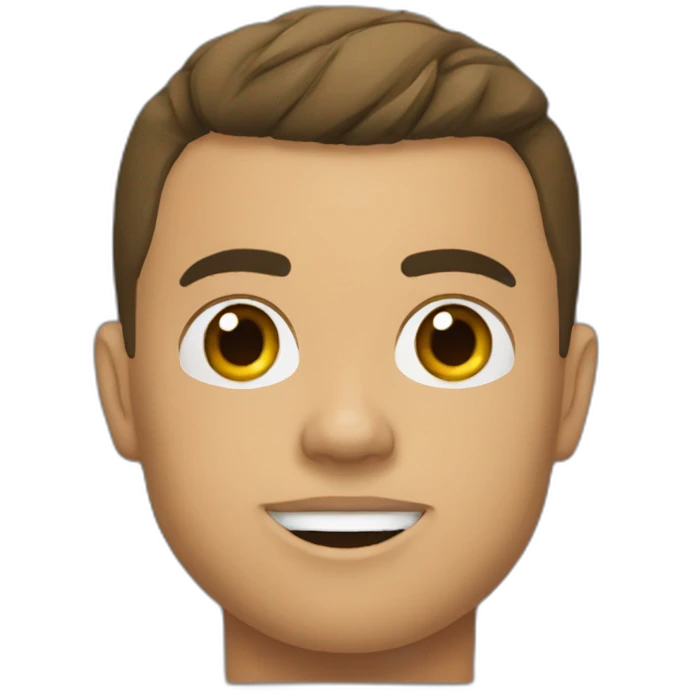 Ronaldo qui est choqué  emoji