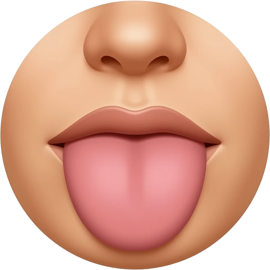 un emoji face de cara de mewing, estilo android emoji
