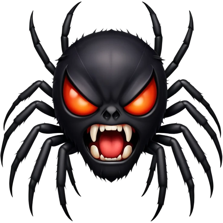 angry spider emoji