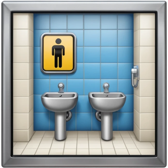 public restroom emoji