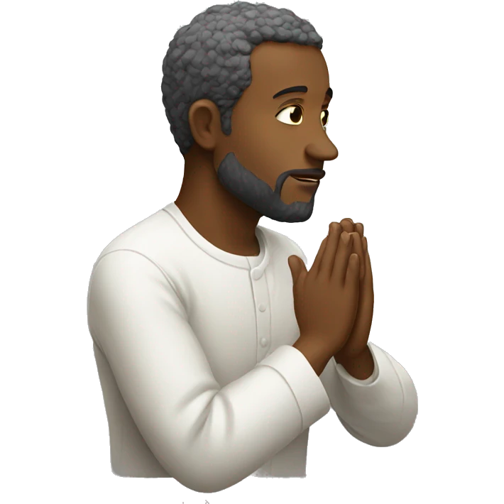 man praying emoji