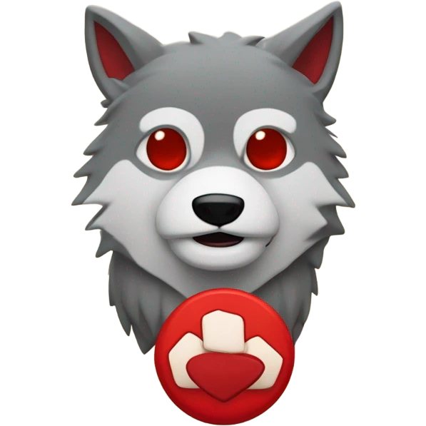 Loba roja emoji