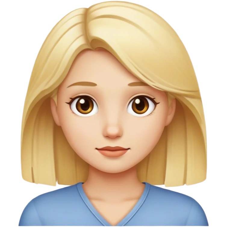 blonde girl emoji