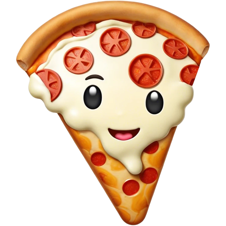 Pizza ice cream emoji
