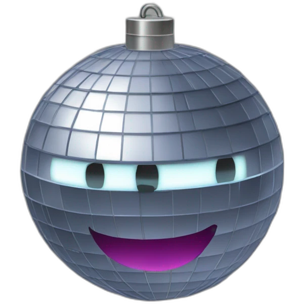 disco-ball bomb emoji
