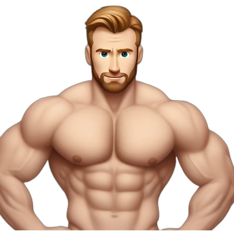 Chris Evans Bodybuilder gigant lgbt emoji