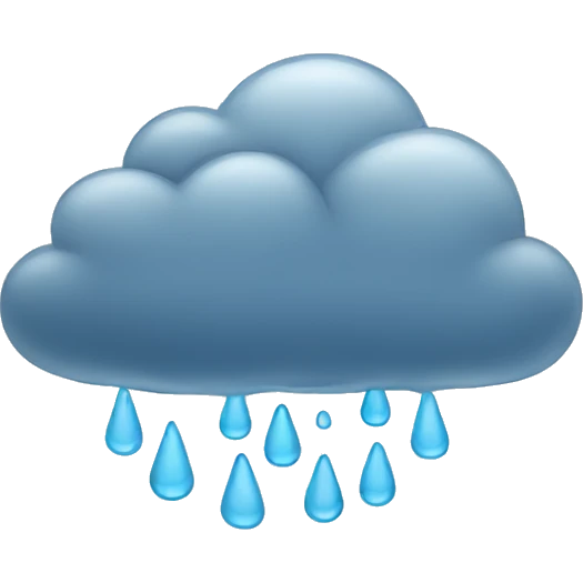 rainy clouds emoji