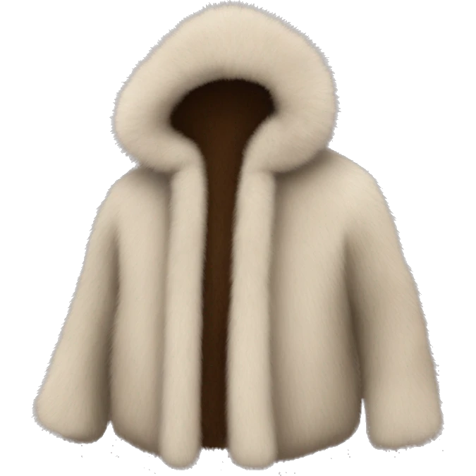 Fur coat emoji