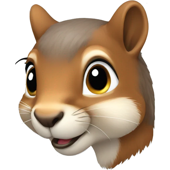 Female squirrel  emoji