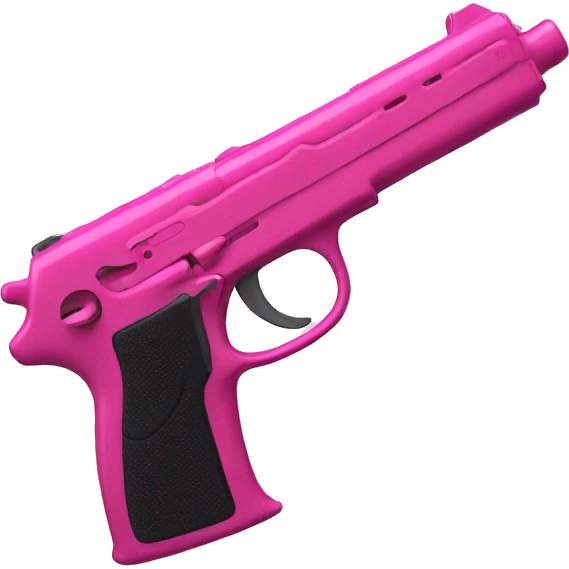Pink gun  emoji