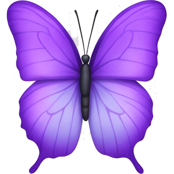 Purple butterfly  emoji