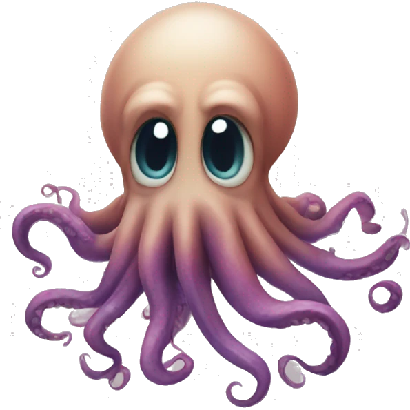 Sad squid emoji