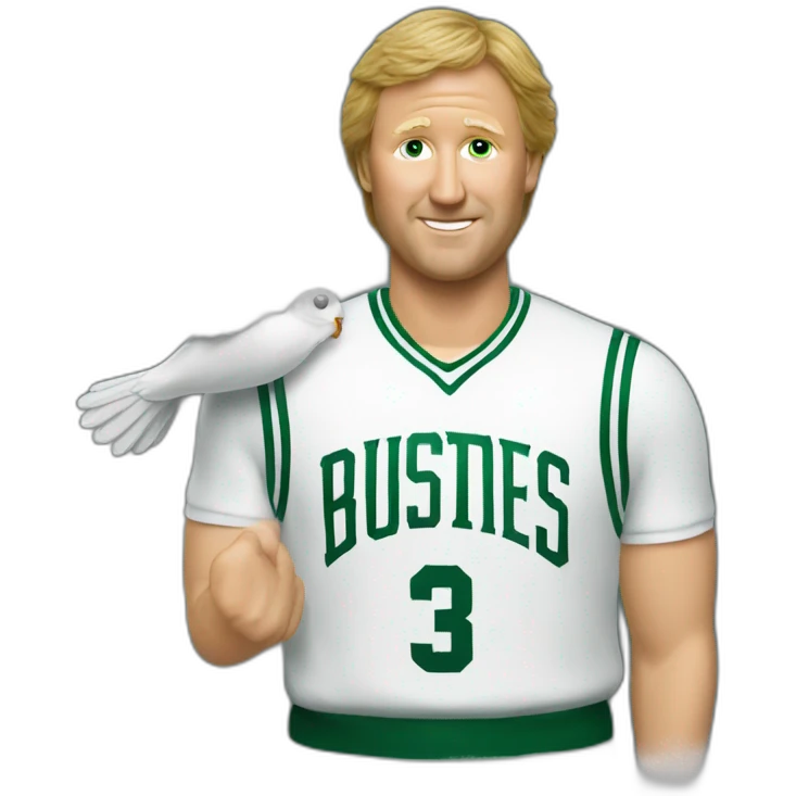 Larry Bird Christmas emoji