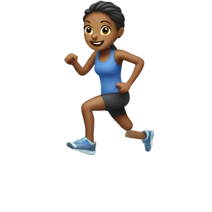 girl on stairmaster emoji