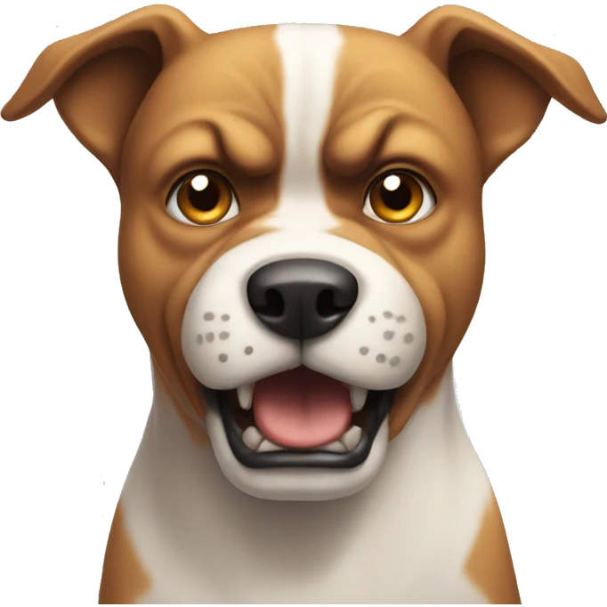 Angry dog emoji