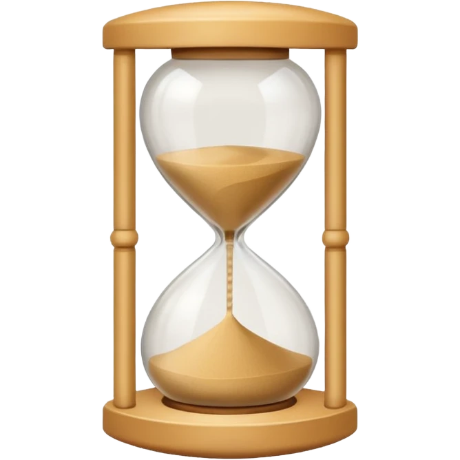 icon sand time unicolor  emoji