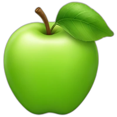 Green-apple emoji