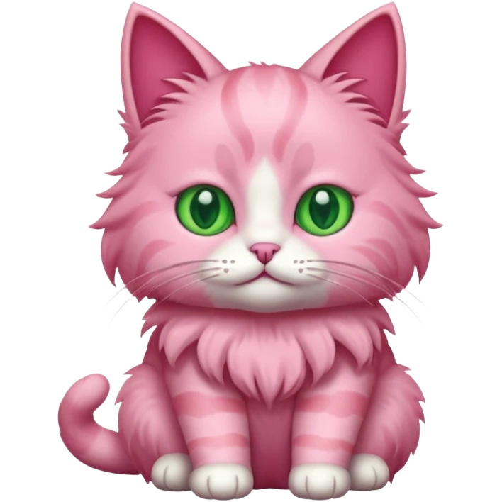 Pink cat emoji