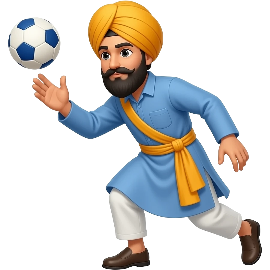 Sikh gol parna emoji