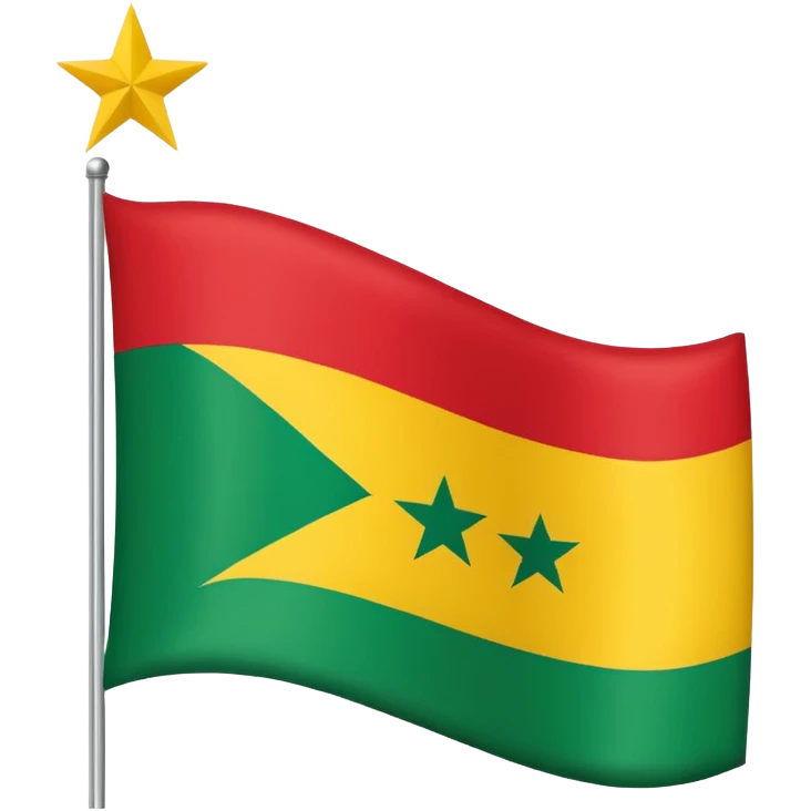 🇹🇬 du noir à la place du vert et du rouge à la place du jaune « drapeau du togo  emoji