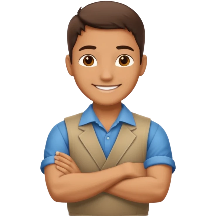 Mach mir einen trader an der wallstreet mit verschränkten armen emoji