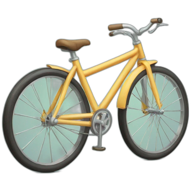 Big wheel bicycle emoji