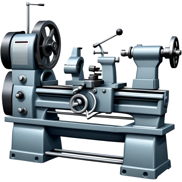 lathe machine, metalworking tool emoji
