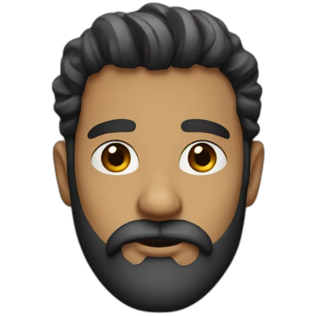 Fazendo barba emoji