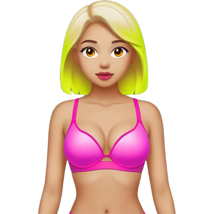 neon bra emoji