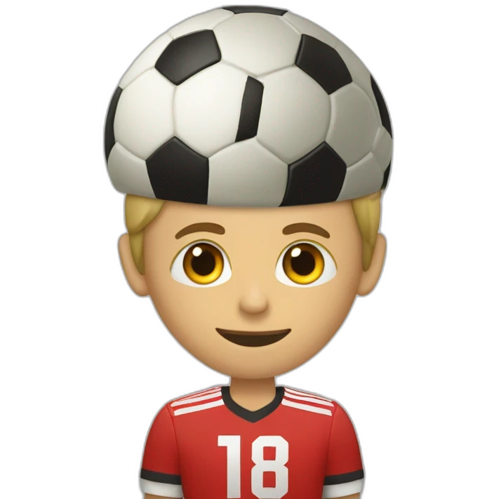 Fußball mit Tor emoji