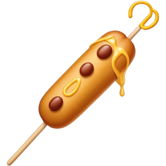 Corn dog  emoji