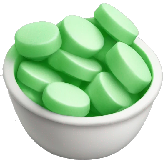 dinner mints emoji