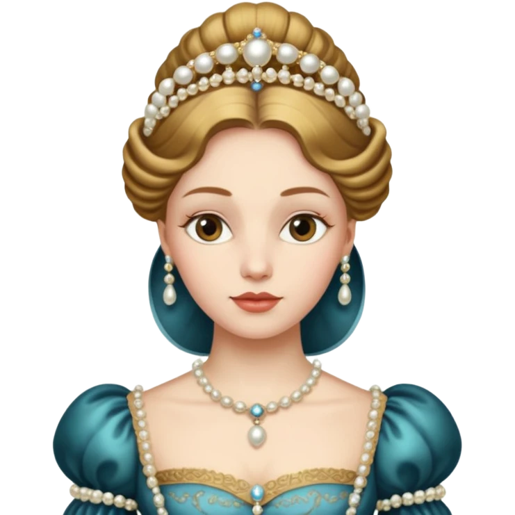 Renaissance lady emoji