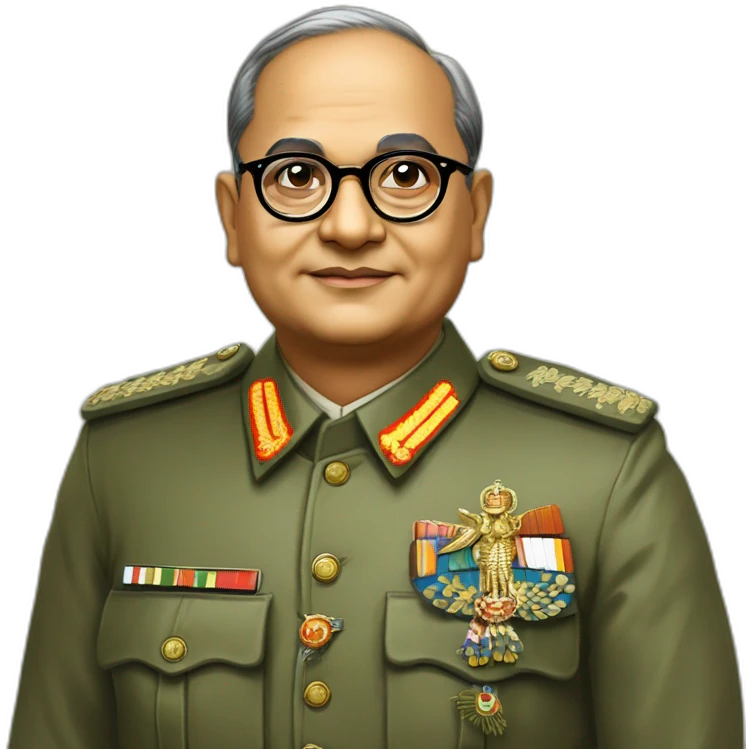 Subhash Chandra Bose emoji
