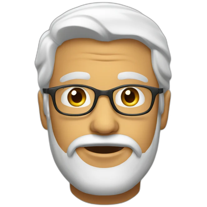 وجه قبل وقوع الكارثة emoji