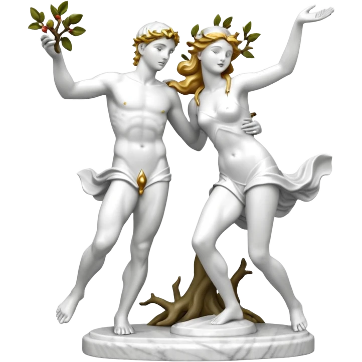 apollo and daphne sculpture emoji