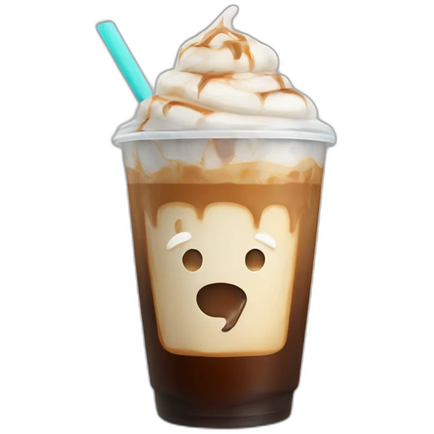 Iced espresso emoji