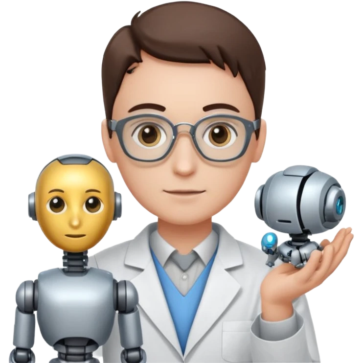 a robotics teacher emoji