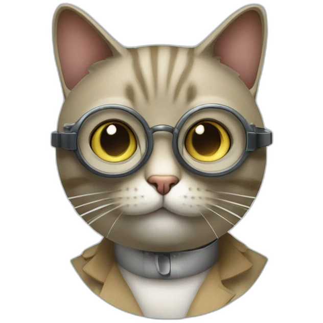 Quantum mechanics Schrödinger’s cat emoji